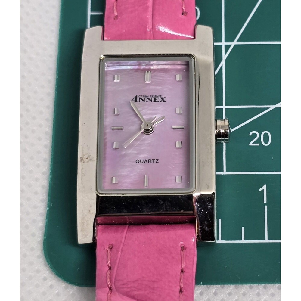 ANNEX Casual Corner 01757 Genuine Leather Quartz Women's Watch New Battery 14 - Picture 7 of 9